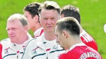 <b>EXPLICACIONES. </b>Ribéry justificará su decisión ante Van Gaal.