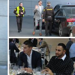 James y los looks del Real Madrid en la despedida de año