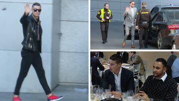 James y los looks del Real Madrid en la despedida de año