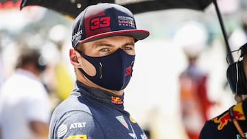 VERSTAPPEN Max (ned), Aston Martin Red Bull Racing Honda RB16, portrait during the Formula 1 Aramco Gran Premio De Espana 2020, Spanish Grand Prix, from August 14 to 16, 2020 on the Circuit de Barcelona-Catalunya, in Montmelo, near Barcelona, Spain - Photo Xavi Bonilla / DPPI
 Xavi Bonilla / DPPI / AFP7 
 16/08/2020 ONLY FOR USE IN SPAIN