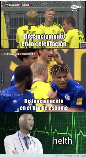 Los memes volvieron con la Bundesliga