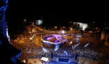 Las celebraciones del campeón