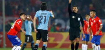 'Jarita' se hizo una especie de leyenda tras molestar, de forma poco decorosa, a Cavani en los cuartos de final de Copa América. La foto dio la vuelta al mundo. 