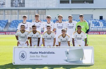 Once del Castilla ante el Fuenlabrada (12/08).