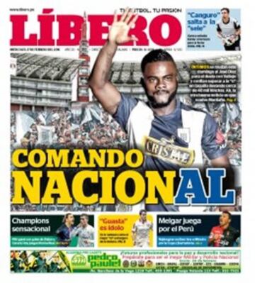 Portadas de la prensa mundial