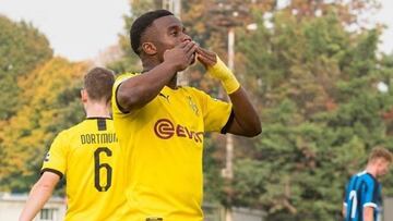 Moukoko, jugador del Borussia Dortmund.