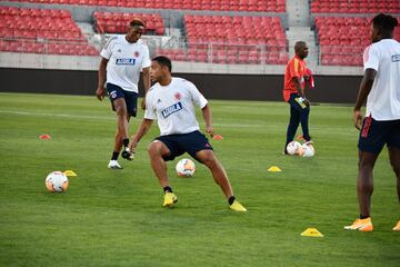 La Selección Colombia entrenó en el Estadio Nacional de Chile antes de enfrentar a la Roja de Reinaldo Rueda por la fecha 2 de Eliminatorias.