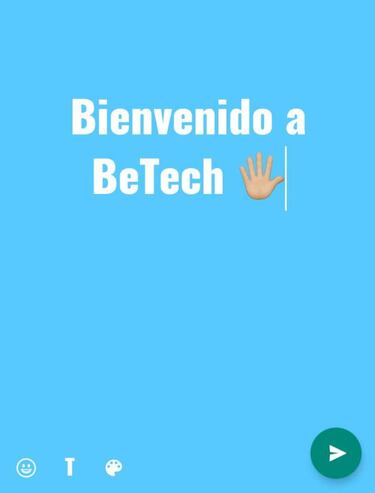 Ya puedes publicar estados de texto en WhatsApp