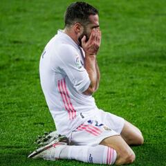 Alerta en el Real Madrid: así acabó la última temporada sin Dani Carvajal