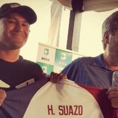 'Chupete' Suazo explicó su decisión de jugar en la B