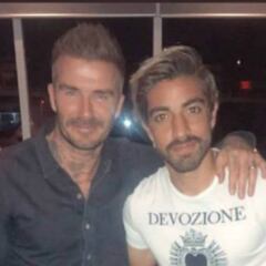 David Beckham and Rodolfo Pizarro out for dinner ahead of Inter Miami’s debut