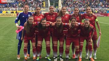 El once inicial de Espa&ntilde;a ante Noruega.