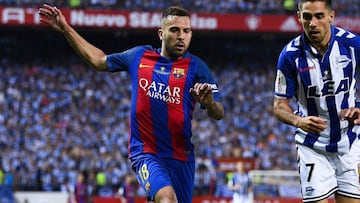 Rajada de Jordi Alba: "Seguro que con Valverde me va mejor"