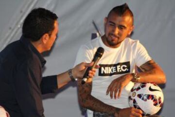 Vidal y Palma durante el evento.