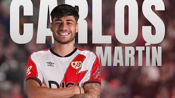Carlos Martín, nuevo jugador del Rayo.