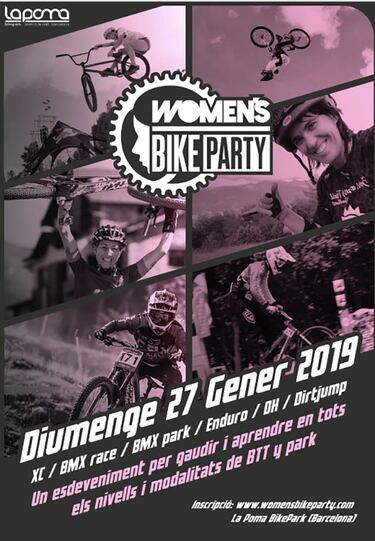 Encuentro Women's Bike Party en La Poma Bikepark