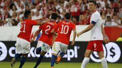 Chile cosecha un empate con gusto a poco en Polonia