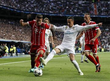 James y Lucas Vázquez.