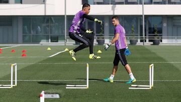 Keylor ve el final del túnel: se volvió a entrenar con el grupo