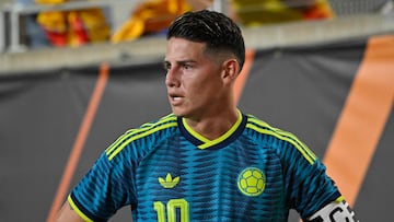 The Colombian attacker was taken to hospital after playing for Colombia.
