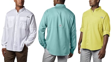 La camisa Columbia de pesca superventas con protección UV y forro de malla transpirable