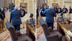 Trump welcomes USA hockey team to White House after Winter Olympics gold medal win