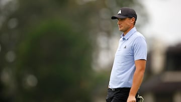 ST SIMONS ISLAND, GEORGIA - NOVEMBER 20: Ludvig Aberg of Sweden plays during the Pro-Am prior to The RSM Classic 2024 at Sea Island Resort on November 20, 2024 in St Simons Island, Georgia. Mike Ehrmann/Getty Images/AFP (Photo by Mike Ehrmann / GETTY IMAGES NORTH AMERICA / Getty Images via AFP)
