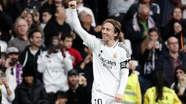 Modric, con el Real Madrid.