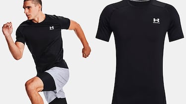 Esta camiseta t¨¦rmica Under Armour es ligera y capilariza el sudor