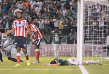 Deportivo Cali llegó al tercer lugar de la tabla de clasificación con 17 puntos. Junior quedó relegado en la decimotercera casilla con 10 unidades.