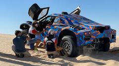 El &#039;buggy&#039; de Jes&uacute;s Calleja durante sus test en T&uacute;nez.