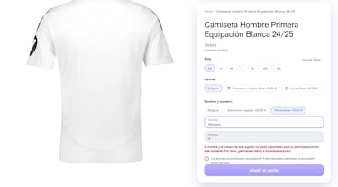 El Madrid ya vende su nueva camiseta... pero sin Mbapp