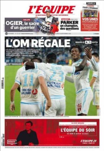 Portadas de la prensa deportiva