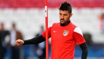 David Villa ya marcó en la única final de la Champions que jugó