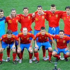La evolución de las camisetas de la selección española