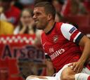 Según Bild, Podolski será baja 'alrededor de tres meses'