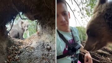 Un hombre se cuela en la madriguera de un oso y aparece el ‘dueño’: lo que sucede es tremendo