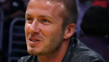 Beckham llega a la sede de entreno del Tottenham