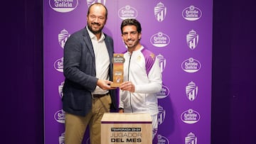 Monchu, mejor jugador del Real Valladolid del mes de septiembre.