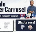 ¡Este sábado disfruta del mejor fútbol y gana la camiseta de tu equipo con Carrusel y Biwenger!