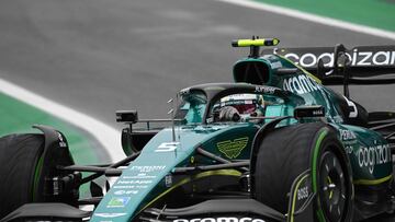 Sebastian Vettel (Aston Martin AMR22). Interlagos, Brasil. F1 2022.