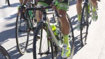 Rigoberto Urán, en la tercera etapa de la Volta a Catalunya.