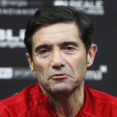 Marcelino: "Nadie me verá tirar la toalla, jamás"