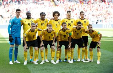 11 inicial de Bélgica