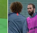 La acción de Higuaín y David Luiz que provocó la furia de Sarri: abandonó el entrenamiento