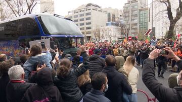 Máxima expectación con la llegada del Barça a Madrid