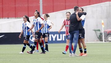 05/06/21  PARTIDO FUTBOL FEMENINO PRIMERA DIVISION
 ATLETICO DE MADRID vs ESPANYOL
 TRISTEZAS JUGADORAS ESPANYOL