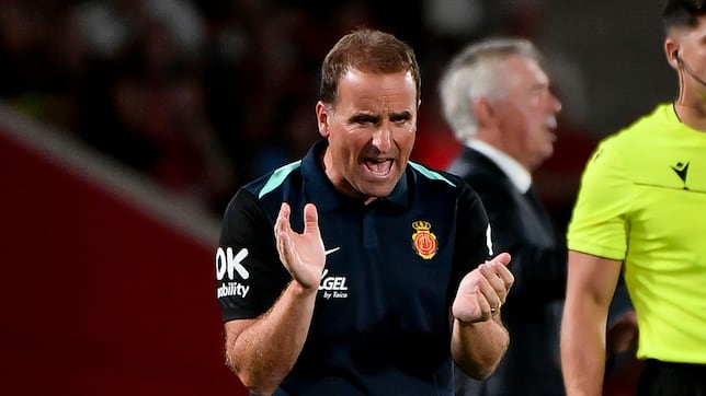 Jagoba Arrasate recibe en Son Moix a uno de sus ‘huesos’