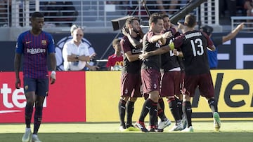 03/08/18 PRETEMPORADA Santa Clara California USA
Partido Internacional Champions Cup
FC Barcelona vs AC Milan
GOL 0-1 ANDRE SILVA ALEGRIA