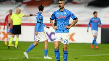 Maksimovic, con el Nápoles.